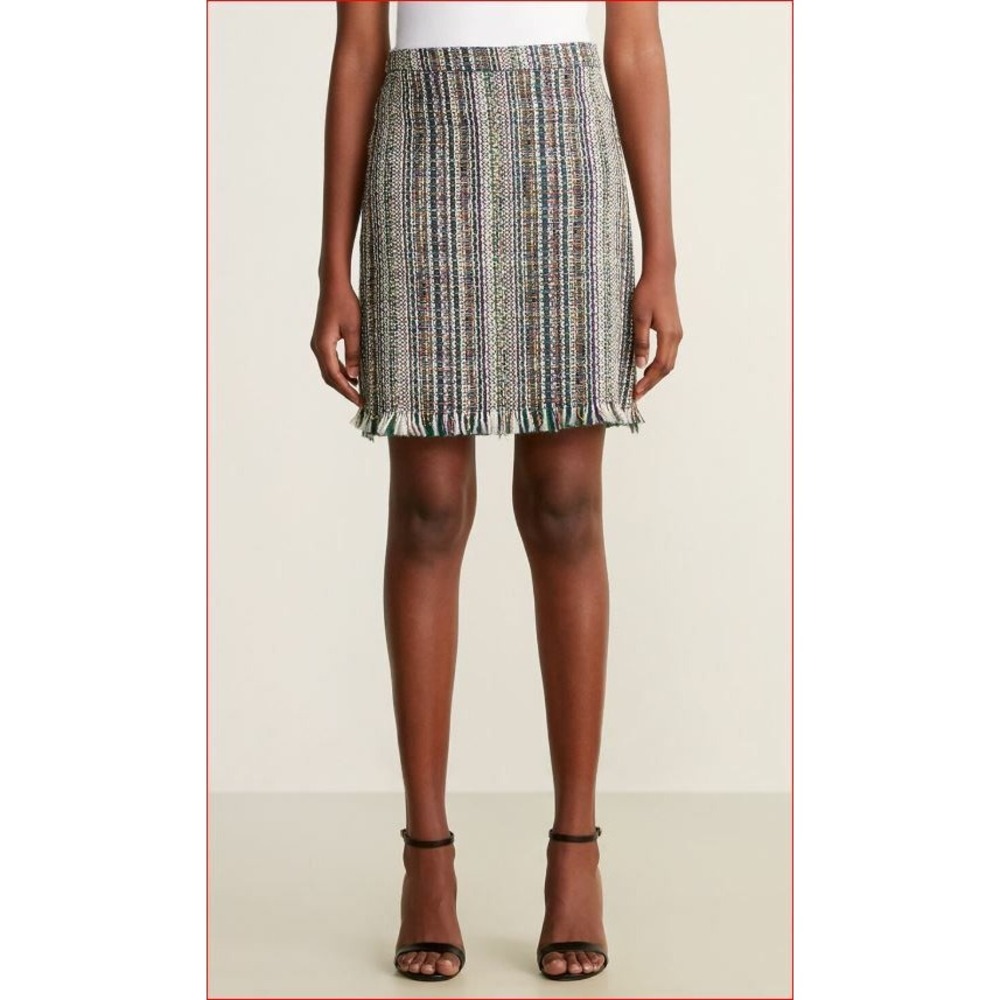 Chelsea & Theodore women skirt 2610050 blue multi sz 2 $68